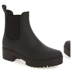 Cloudy Waterproof Chelsea Rain BootJEFFREY CAMPBELL size 10